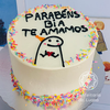 Bolo Flork Corporativo - Confeitaria da Luana Bolo Flork Corporativo