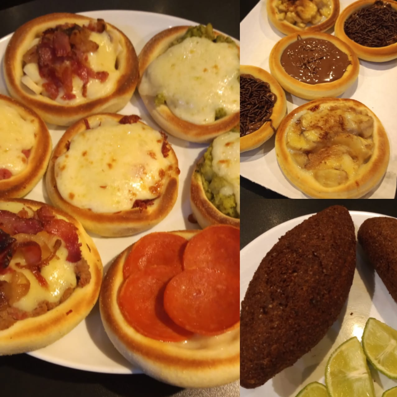 Peito de peru com Catupiry: Pizza Place Pizzaria e Esfiharia