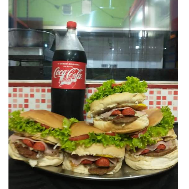 Xis Completo + Coca-Cola lata