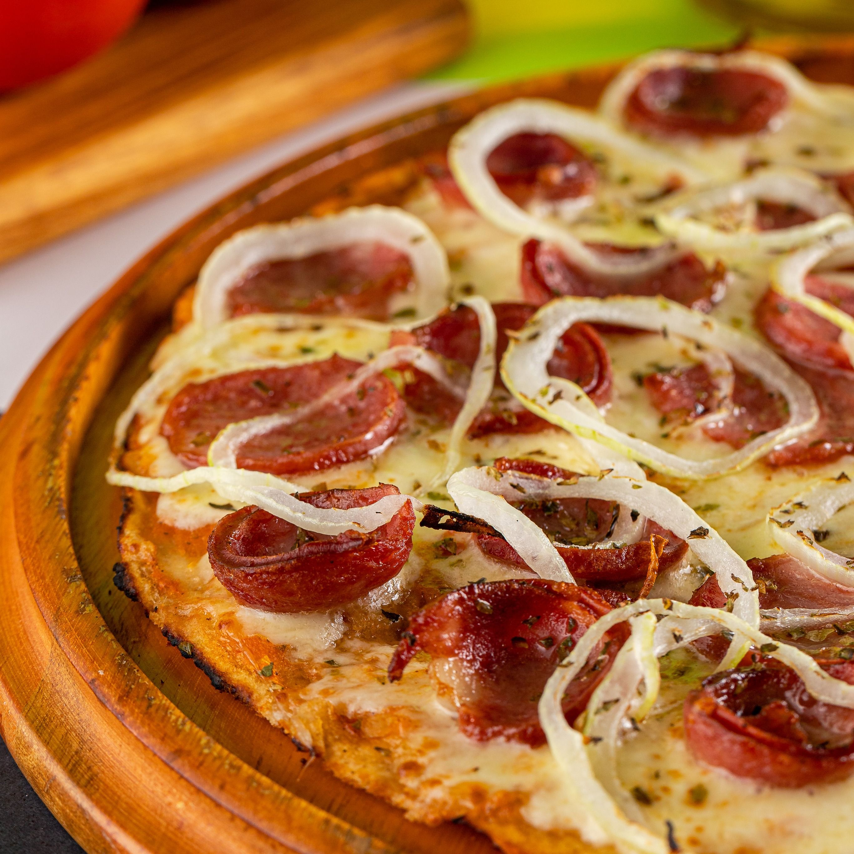 Pizza de Abobrinha com Massa integral - Picture of Super Pizza Pan