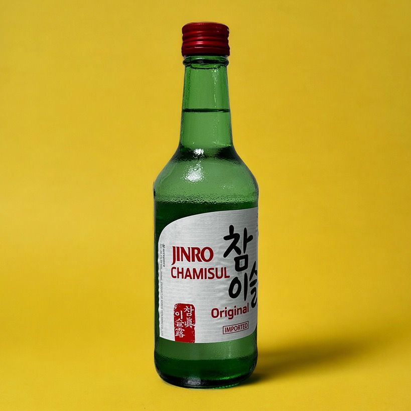 Coreano Soju Chamisul Morango Morango 350ml