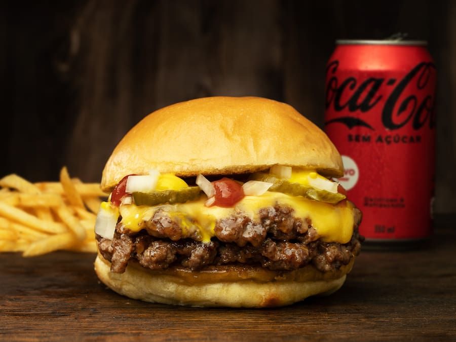 Combo de Hambúrguer para lanche em casa - Burger de Brisket