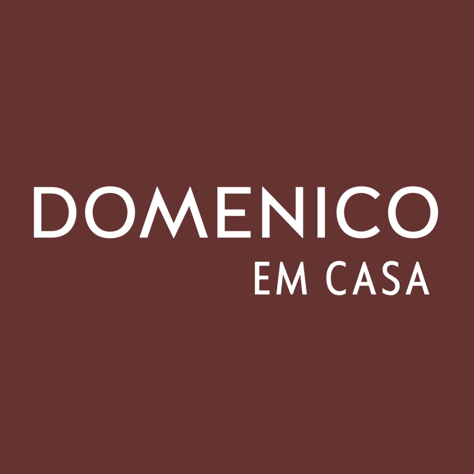 DOMENICO EM CASA